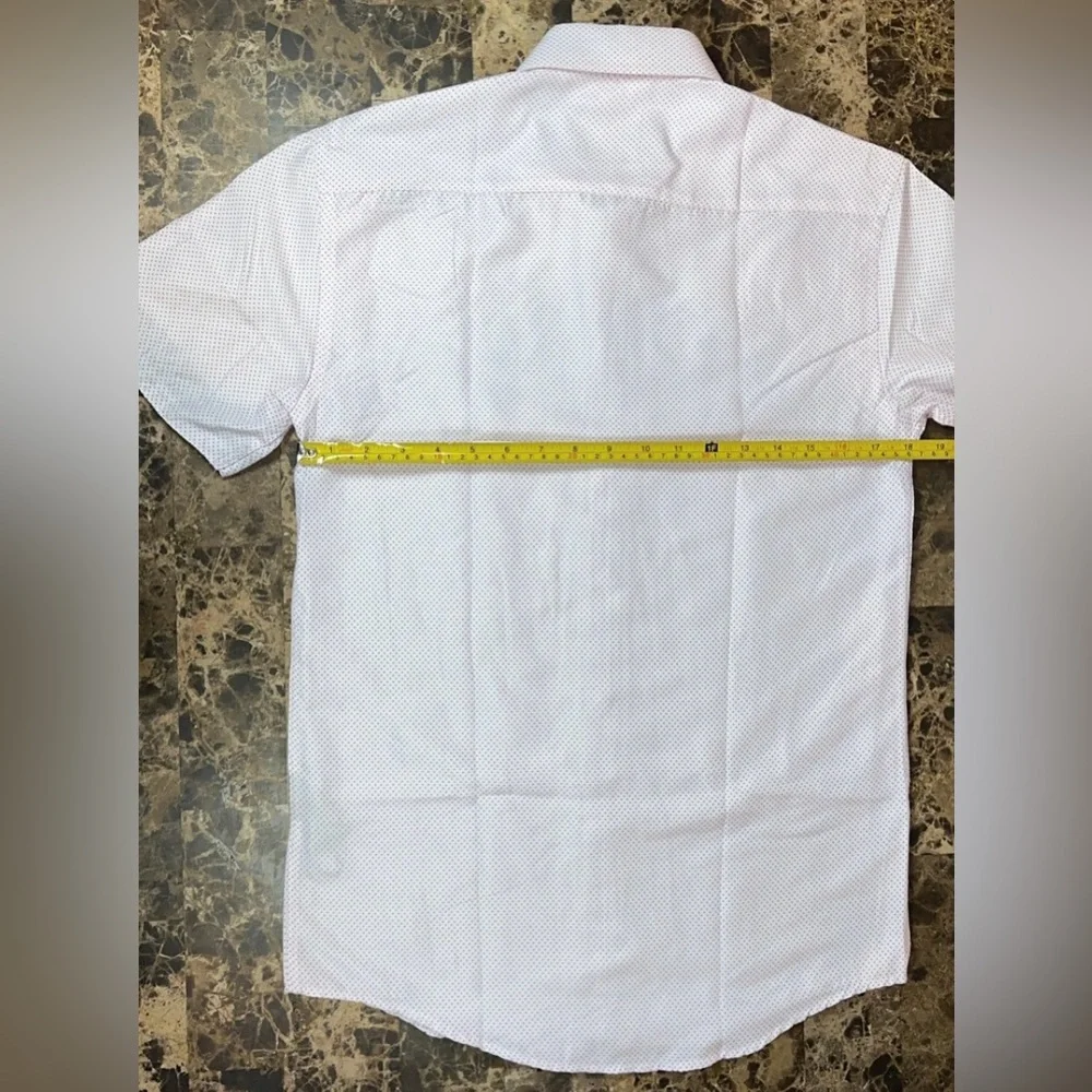 Nine West Mens Wear Dress Shirt Button Slim Fit Wrinkle Free Moisture Wicking - Picture 12 of 17